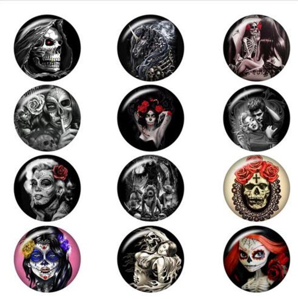 new halloween girls death punk skull glass snap button diy jewelry round da1119 jewelry making diy findings, Crystal
new halloween girls death punk skull glass snap button diy jewelry round da1119 jewelry making diy findings, Crystal