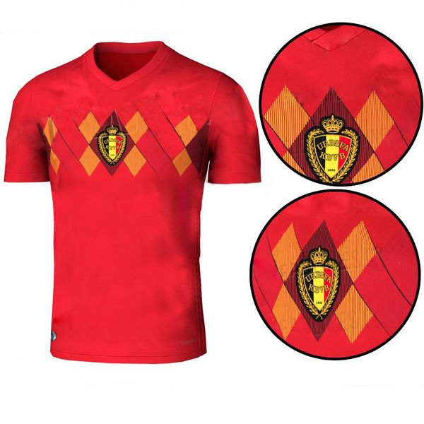2018 world cup belgium home red soccer jersey 17 18 away lukaku hazard vermaelen kompany de bruyne football shirt, Black;yellow
2018 world cup belgium home red soccer jersey 17 18 away lukaku hazard vermaelen kompany de bruyne football shirt, Black;yellow