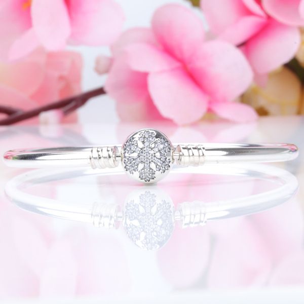 fashion authentic original pandora 925 silver snow flower clasp bangle bracelet cz pavedclasp with brand charms diy jewelry for women, Black
fashion authentic original pandora 925 silver snow flower clasp bangle bracelet cz pavedclasp with brand charms diy jewelry for women, Black
