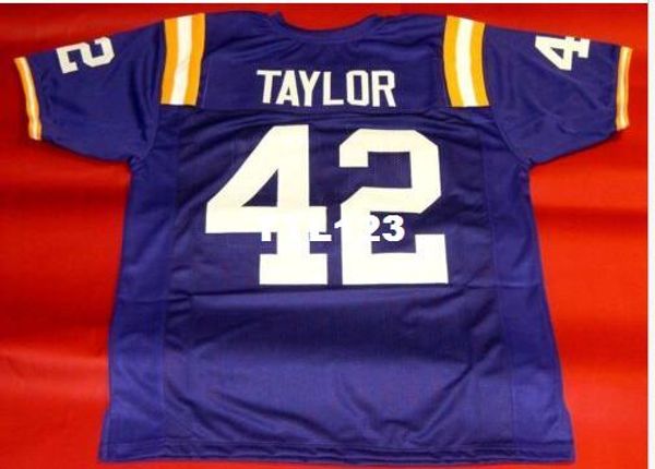 men custom #42 jim taylor custom louisiana state u tigers college jersey size s-4xl or custom any name or number jersey, Black;red
men custom #42 jim taylor custom louisiana state u tigers college jersey size s-4xl or custom any name or number jersey, Black;red