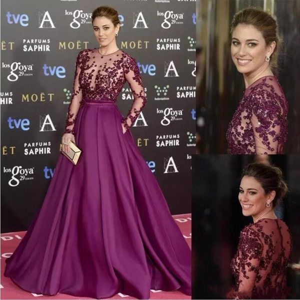 zuhair murad burgundy long evening dresses beads sheer neck long sleeves illusion bodice sequins runaway red carpet formal prom party gowns, Black;red
zuhair murad burgundy long evening dresses beads sheer neck long sleeves illusion bodice sequins runaway red carpet formal prom party gowns, Black;red