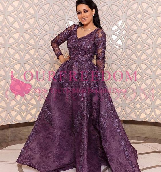 2019 elegant v neck long sleeve evening dresses lace appliques saudi arabic style a line zipper back formal occasion prom dresses custom mad, Black;red
2019 elegant v neck long sleeve evening dresses lace appliques saudi arabic style a line zipper back formal occasion prom dresses custom mad, Black;red