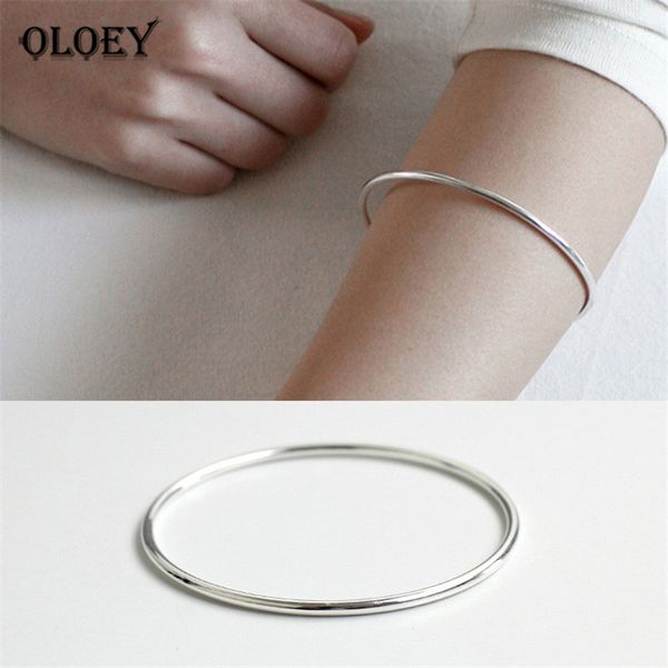 oloey 100% real 925 sterling silver bangles for women korean chic round bangle wedding engagement fine jewelry gifts ymb046, Golden;silver
oloey 100% real 925 sterling silver bangles for women korean chic round bangle wedding engagement fine jewelry gifts ymb046, Golden;silver
