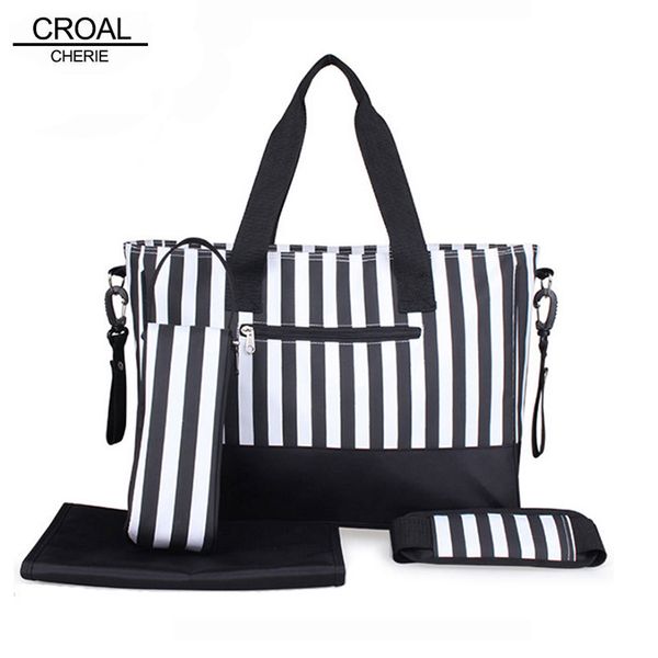 croal cherie 4pcs baby diaper bag brand striped women maternity tote bag baby stroller for mom mother organizer nappy
croal cherie 4pcs baby diaper bag brand striped women maternity tote bag baby stroller for mom mother organizer nappy
