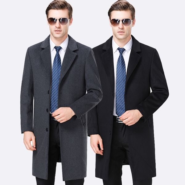 winter men's woolen coat parka long jackets slim overcoat warm collar business mens windbreaker winter casual wool high quality, Black
winter men's woolen coat parka long jackets slim overcoat warm collar business mens windbreaker winter casual wool high quality, Black