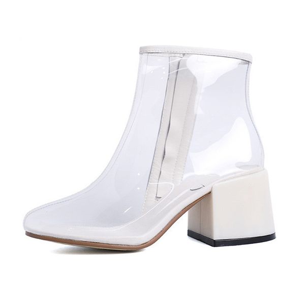 2018 women rain boots transparent waterproof spring autumn clear shoes rain boot woman ankle boots high heels large size, Black;red
2018 women rain boots transparent waterproof spring autumn clear shoes rain boot woman ankle boots high heels large size, Black;red