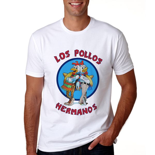 men's fashion breaking bad shirt 2018 los pollos hermanos t shirt chicken brothers short sleeve tee hipster male, White;black
men's fashion breaking bad shirt 2018 los pollos hermanos t shirt chicken brothers short sleeve tee hipster male, White;black