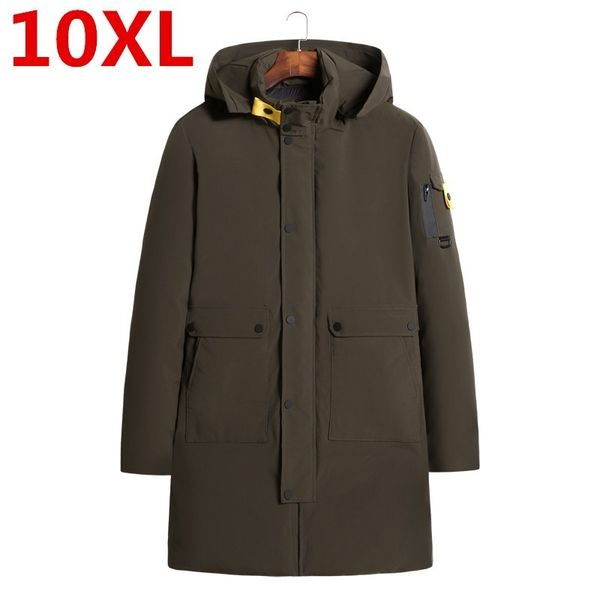 new plus size 10xl 9xl 8xl winter coat simple fashion coat big pocket design men's warm hooded brand fashion parkas, Black 
new plus size 10xl 9xl 8xl winter coat simple fashion coat big pocket design men's warm hooded brand fashion parkas, Black