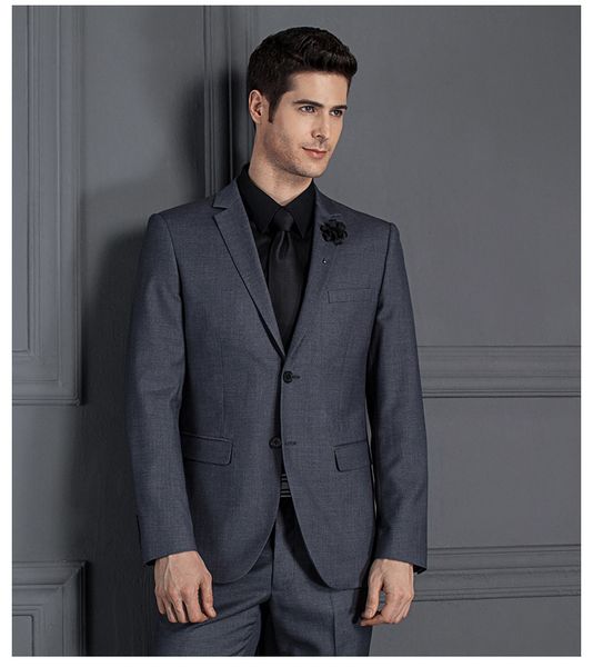 mens 2 pieces slim fit business formal suits costume homme classic two buttons black gray blue wedding groom suits tuxedo, White;black
mens 2 pieces slim fit business formal suits costume homme classic two buttons black gray blue wedding groom suits tuxedo, White;black
