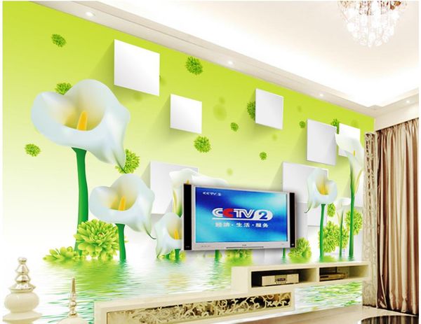 green calla lily flower reflection 3d stereo tv background wall p wall murals wallpaper
green calla lily flower reflection 3d stereo tv background wall p wall murals wallpaper