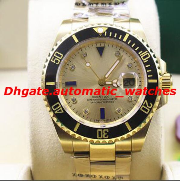 luxury wristwatch black bezel ceramic 18k gold stainless steel diamond watch mens 40mm mechanical men watches quality, Slivery;brown
luxury wristwatch black bezel ceramic 18k gold stainless steel diamond watch mens 40mm mechanical men watches quality, Slivery;brown