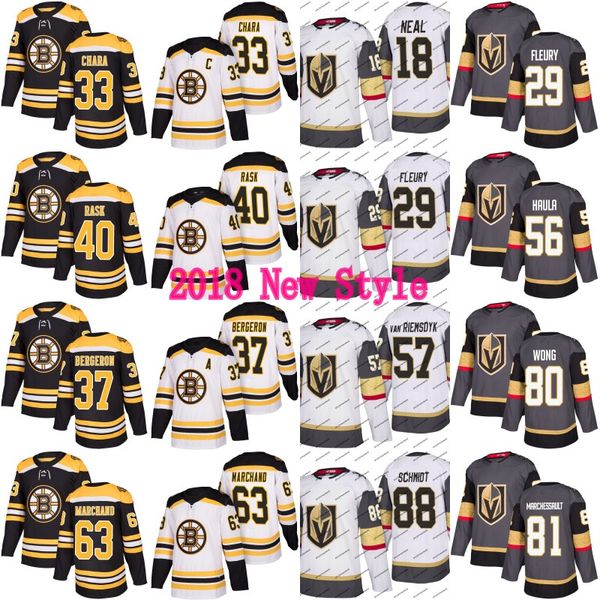 Golden Knights 18 James Neal 56 Erik Haula 88 Nate Schmidt 33 Zdeno Chara 37 Patrice Berg eron 40 Tuukka Rask 63 Brad Marchand Bruins Jersey
Golden Knights 18 James Neal 56 Erik Haula 88 Nate Schmidt 33 Zdeno Chara 37 Patrice Berg eron 40 Tuukka Rask 63 Brad Marchand Bruins Jersey