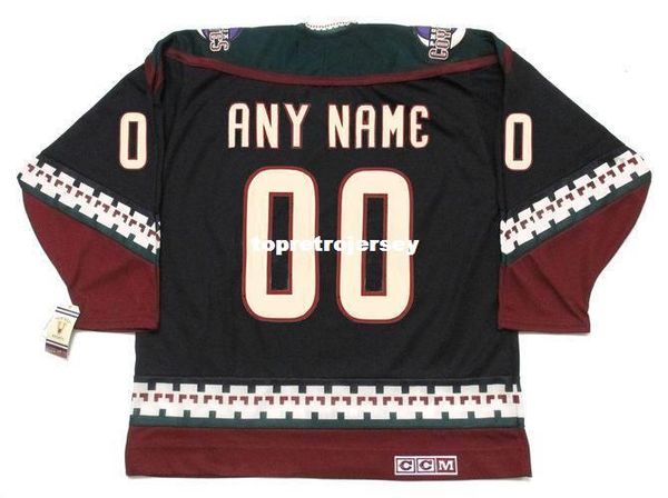 wholesale mens phoenix coyotes 1990's ccm vintage "wholesaleized" retro hockey jersey, Black;red
wholesale mens phoenix coyotes 1990's ccm vintage "wholesaleized" retro hockey jersey, Black;red