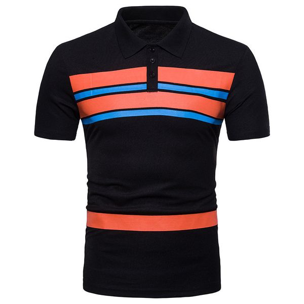 leqemao men's fashion cotton slim fit shirt stripe lapel short sleeve shirts men's top, White;black
leqemao men's fashion cotton slim fit shirt stripe lapel short sleeve shirts men's top, White;black