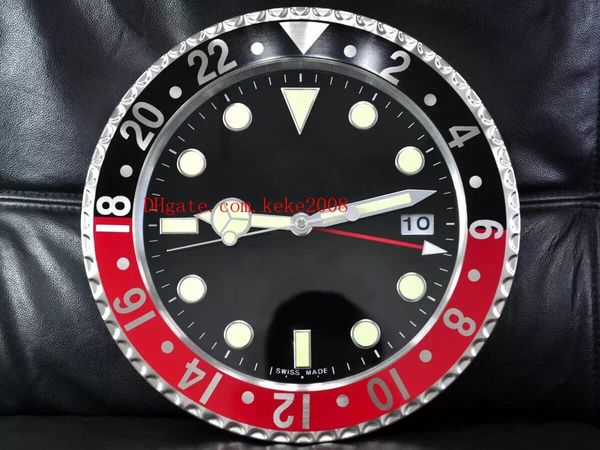 8 colors luxury wall clock gmt 116719 116610 116710 wall clock 34cm x 5cm 3kg quartz electronic blue luminescent clock, Slivery;black
8 colors luxury wall clock gmt 116719 116610 116710 wall clock 34cm x 5cm 3kg quartz electronic blue luminescent clock, Slivery;black