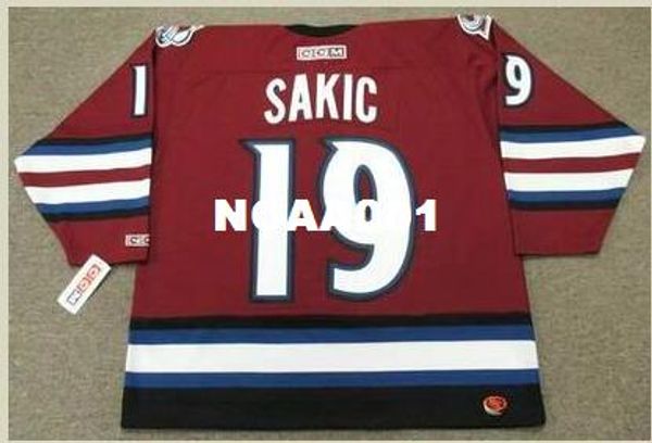 mens #19 joe sakic avalanche 2002 ccm retro alternate hockey jersey or custom any name or number retro jersey, Black;red
mens #19 joe sakic avalanche 2002 ccm retro alternate hockey jersey or custom any name or number retro jersey, Black;red