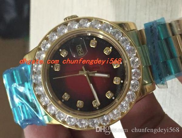 2019 luxury watches men's 36mm 18k gold red diamond dial & bezel 2yr automatic men's watch wristwatch, Slivery;brown
2019 luxury watches men's 36mm 18k gold red diamond dial & bezel 2yr automatic men's watch wristwatch, Slivery;brown