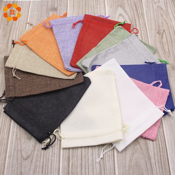10pcs/lot 13*18cm natural colorful jute bag burlap drawstring for home wedding decoration candy gift beads jewelry bags supplies
10pcs/lot 13*18cm natural colorful jute bag burlap drawstring for home wedding decoration candy gift beads jewelry bags supplies