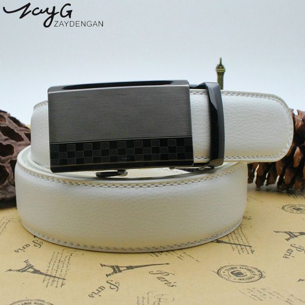 zayg men belt men luxury leather white belt men strap alloy lattstitching automatic buckle fashion style belt, Black;brown
zayg men belt men luxury leather white belt men strap alloy lattstitching automatic buckle fashion style belt, Black;brown