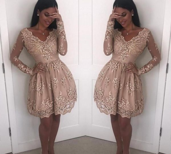 lovely homecoming dresses v neck lace applqiues short mini prom dress party wear custom made long sleeve evening gowns special occasion, Blue;pink
lovely homecoming dresses v neck lace applqiues short mini prom dress party wear custom made long sleeve evening gowns special occasion, Blue;pink