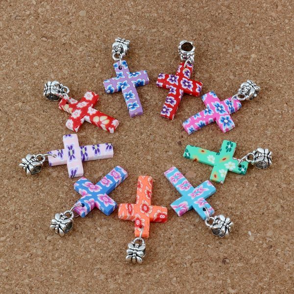 100pcs/lot Random Mixed Polymer Fimo Clay Cross Crucifix Dangles Beads Fit European Charm Bracelet Jewelry DIY 18x37mm A-221a
100pcs/lot Random Mixed Polymer Fimo Clay Cross Crucifix Dangles Beads Fit European Charm Bracelet Jewelry DIY 18x37mm A-221a