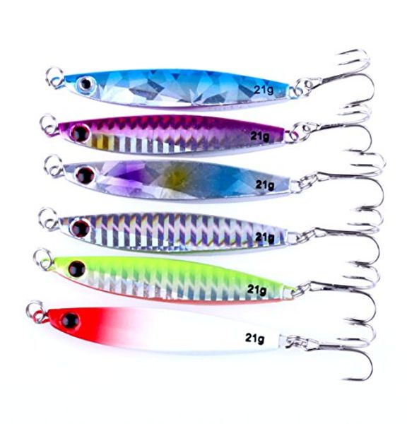 lenpaby 7pcs hard metal sea sinking lead fishing lures wobbler pike carp trout perch squid catfish fishing baits 14g/21g 
lenpaby 7pcs hard metal sea sinking lead fishing lures wobbler pike carp trout perch squid catfish fishing baits 14g/21g