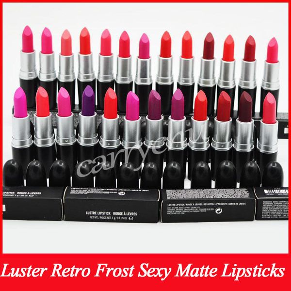 Makeup M Brand Matte Lipstick Batom Fosco Rouge Lipstick 3g 12 Different Colors ( 12 Pcs/Lot)
Makeup M Brand Matte Lipstick Batom Fosco Rouge Lipstick 3g 12 Different Colors ( 12 Pcs/Lot)