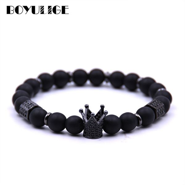boyulige black beads bracelets cz crown natural stone bracelet for men & women jewelry friendship lovers birthday gift pulseras
boyulige black beads bracelets cz crown natural stone bracelet for men & women jewelry friendship lovers birthday gift pulseras