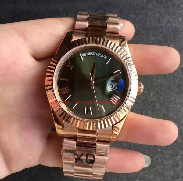 wholesale - classic luxury watch 228238 series rose gold case 40mm standard green dial automatic movement, Slivery;brown
wholesale - classic luxury watch 228238 series rose gold case 40mm standard green dial automatic movement, Slivery;brown