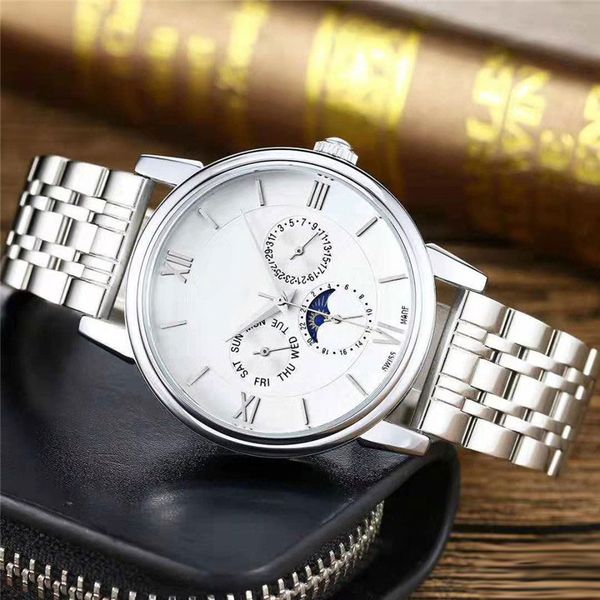 fashion mens watches hight qulity full stainless steel band business quartz wrist watch for men gift all small dials work clocks, Slivery;brown
fashion mens watches hight qulity full stainless steel band business quartz wrist watch for men gift all small dials work clocks, Slivery;brown