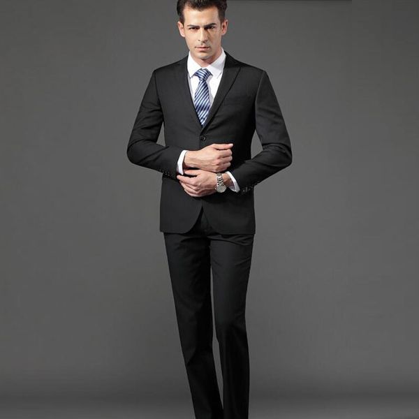 custom made business black men suits pants wedding suits slim fit groom tuxedo groomsmen wear man blazer masculino jacket 2 pieces, Black;gray
custom made business black men suits pants wedding suits slim fit groom tuxedo groomsmen wear man blazer masculino jacket 2 pieces, Black;gray