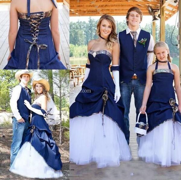 2018 new cowboy camo wedding dresses sweetheart pleats corset back a line floor length vintage garden country bridal gowns vestidos de noiva, White
2018 new cowboy camo wedding dresses sweetheart pleats corset back a line floor length vintage garden country bridal gowns vestidos de noiva, White