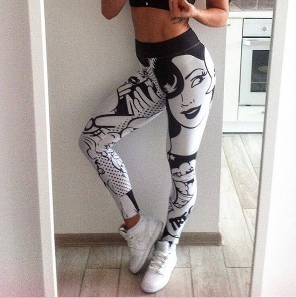 fitness printed yoga pants tights running leggings sports gym women tights yoga leggings quick dry breathable trousers, White;red
fitness printed yoga pants tights running leggings sports gym women tights yoga leggings quick dry breathable trousers, White;red