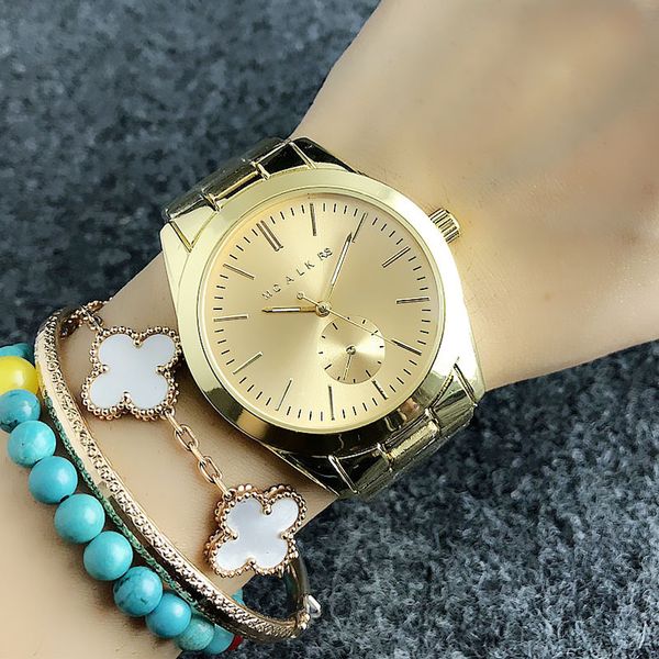 fashion girl dial brand women's small m53 wrist style metal steel band m design watch quartz igafq, Slivery;brown
fashion girl dial brand women's small m53 wrist style metal steel band m design watch quartz igafq, Slivery;brown