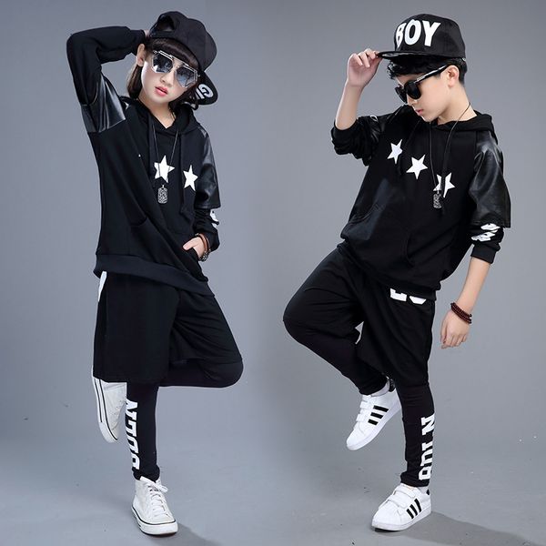 new boys winter hip-hop style 3pcs clothing set girls dancing performance leather costume kids suits with stars, ac014, White
new boys winter hip-hop style 3pcs clothing set girls dancing performance leather costume kids suits with stars, ac014, White