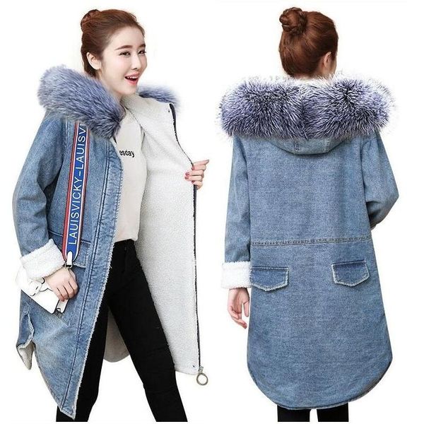 2018 new fake fur winter denim jacket women warm ladies outwear fashion long sleeve loose casual girls jackets female jeans coat, Black;brown
2018 new fake fur winter denim jacket women warm ladies outwear fashion long sleeve loose casual girls jackets female jeans coat, Black;brown