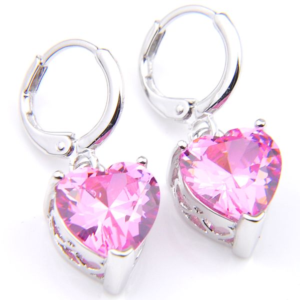 10prs luckyshine fashion shine heart fire pink kunzite cubic zirconia gemstone silver dangle earrings for holiday wedding party
10prs luckyshine fashion shine heart fire pink kunzite cubic zirconia gemstone silver dangle earrings for holiday wedding party