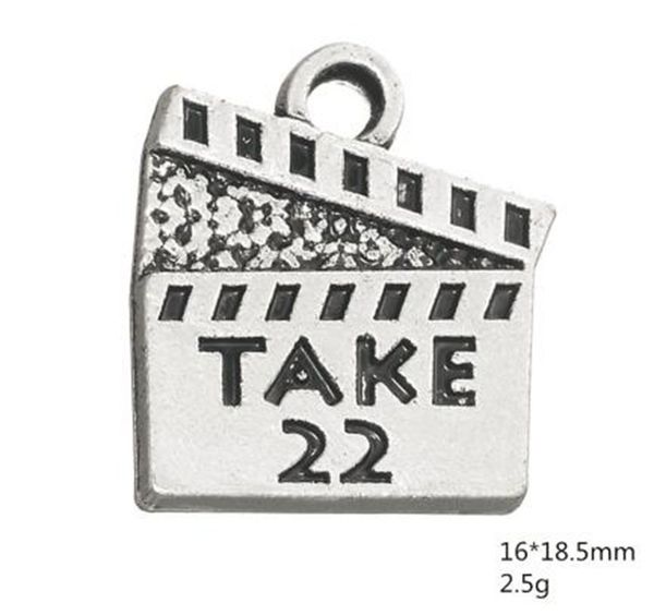 take 22 movie action board engraved charms other customized jewelry, Bronze;silver
take 22 movie action board engraved charms other customized jewelry, Bronze;silver