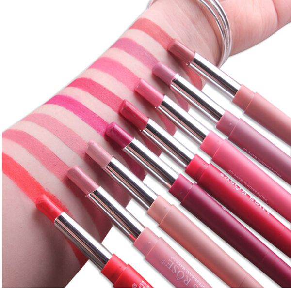 2018 lip stick color cosmetics wateproof double ended long lasting nude red matte velvet lipstick pencil 8 color
2018 lip stick color cosmetics wateproof double ended long lasting nude red matte velvet lipstick pencil 8 color