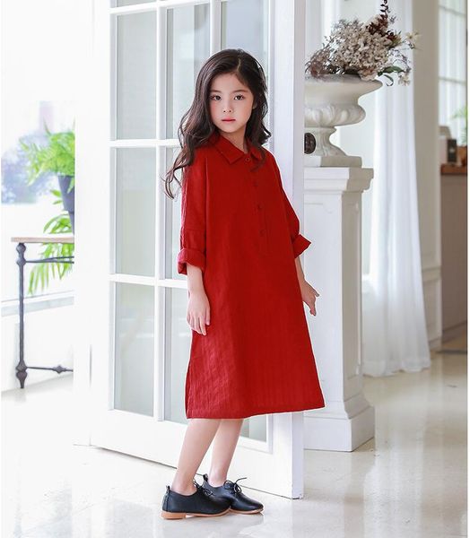 girl long sleeve cotton t-shirt dress baby wine red spring autumn dresses kids leisure clothing clothes dm 021, Red;yellow
girl long sleeve cotton t-shirt dress baby wine red spring autumn dresses kids leisure clothing clothes dm 021, Red;yellow
