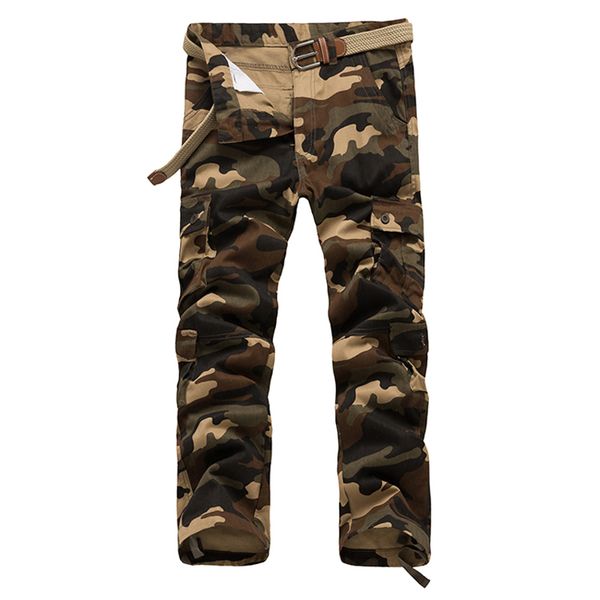 men's fashion multi-pocket cargo pants camouflage camo pants men's casual loose trousers, Black
men's fashion multi-pocket cargo pants camouflage camo pants men's casual loose trousers, Black