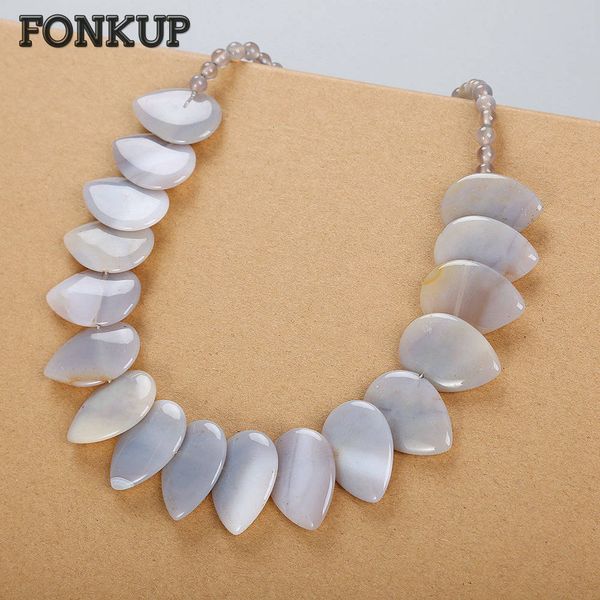fonkup gray agate necklace crystal water drop pendant gothic men accessories engagement women fine jewelry gemstone bead chains, Silver
fonkup gray agate necklace crystal water drop pendant gothic men accessories engagement women fine jewelry gemstone bead chains, Silver