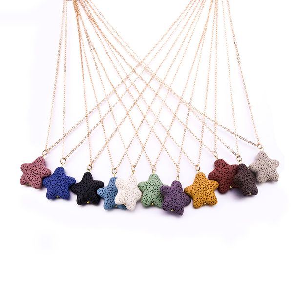11 colors starfish love lava stone necklace essential oil diffuser volcanic rock necklace for women jewelry, Silver
11 colors starfish love lava stone necklace essential oil diffuser volcanic rock necklace for women jewelry, Silver