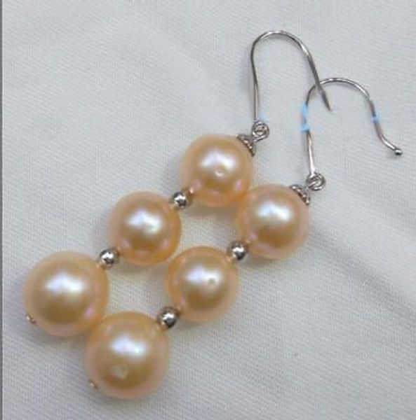 fine pearl jewelry beauty a pair of 10-11mm genuine natural south sea pink pearl earrings 14k white, Golden;silver
fine pearl jewelry beauty a pair of 10-11mm genuine natural south sea pink pearl earrings 14k white, Golden;silver