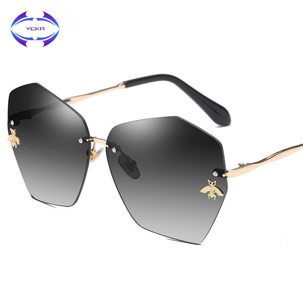vcka rimless women sunglasses new 2018 cool one piece super sun glasses ladies driving shades uv400 gafas de sol, White;black
vcka rimless women sunglasses new 2018 cool one piece super sun glasses ladies driving shades uv400 gafas de sol, White;black