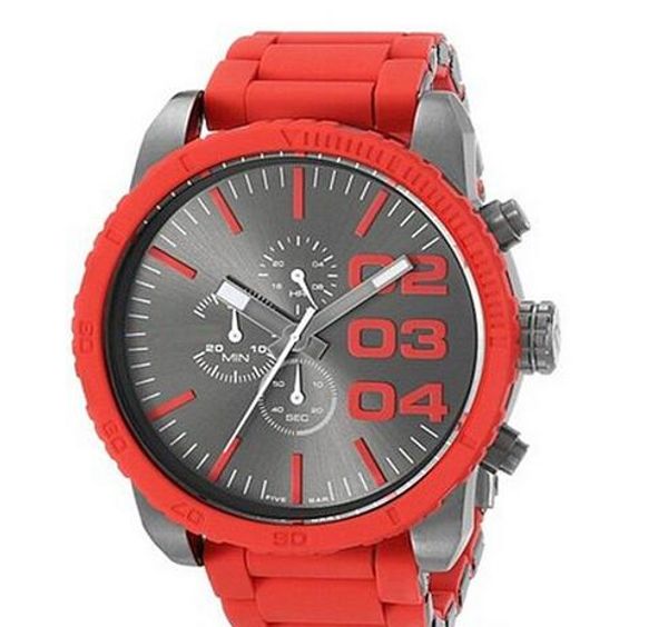 new down chronograph gunmetal dial red silicone mens watch dz4289 4289+originla box, Slivery;brown
new down chronograph gunmetal dial red silicone mens watch dz4289 4289+originla box, Slivery;brown