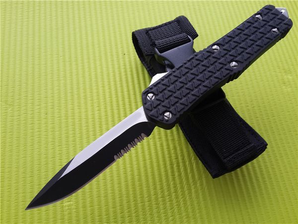 Wholesale Black C2 Dual action Combat Auto knives Utility tactical knife Outdoor Camping gear with sheath 6 blade styles Best Gift Q
Wholesale Black C2 Dual action Combat Auto knives Utility tactical knife Outdoor Camping gear with sheath 6 blade styles Best Gift Q