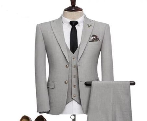 2018 new costume homme grey men suit 3pieces(jacket+pant+vest+tie) groom prom terno masculino trajes de hombre blazer fashion, White;black
2018 new costume homme grey men suit 3pieces(jacket+pant+vest+tie) groom prom terno masculino trajes de hombre blazer fashion, White;black