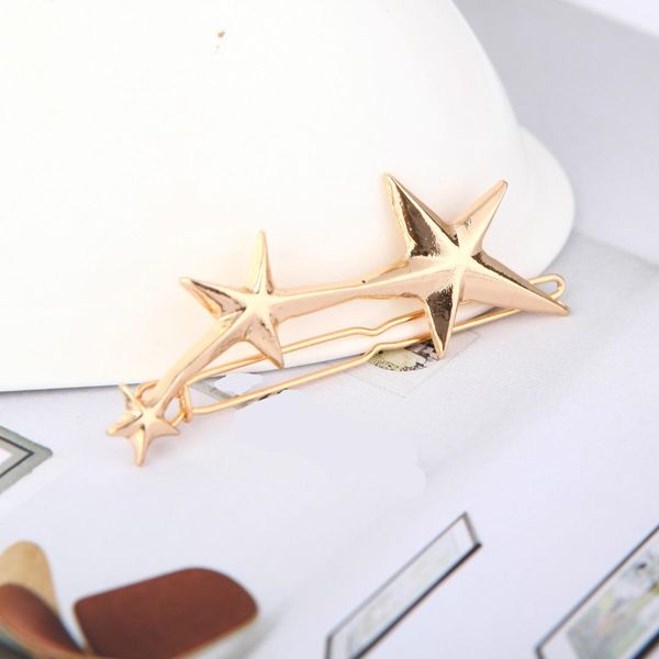 wholesale sales 2017 fashion new hair accessories gold / silver simple lady wild sweet five-pointed stars ladies tiara hairpin, Golden;white
wholesale sales 2017 fashion new hair accessories gold / silver simple lady wild sweet five-pointed stars ladies tiara hairpin, Golden;white