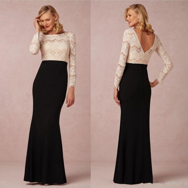 2018 summer elegant unique lace mermaid evening dresses long sleeve crew neck and glamorous v cut back prom gowns custom made, Black;red 
2018 summer elegant unique lace mermaid evening dresses long sleeve crew neck and glamorous v cut back prom gowns custom made, Black;red